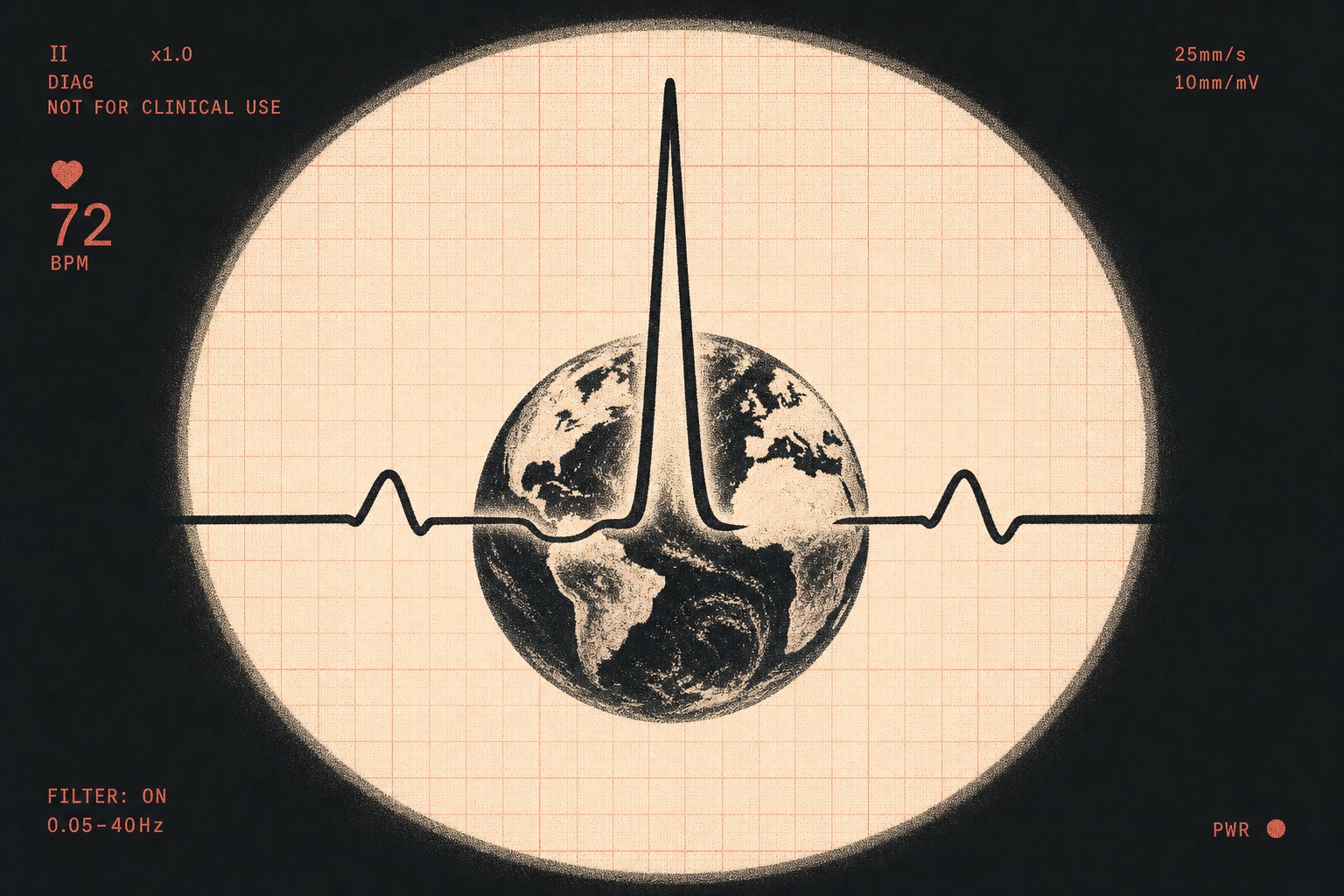 Lead I — realtids-EKG af planeten Jorden